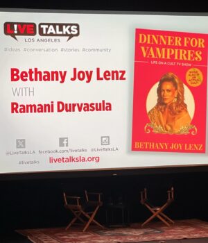 Mary-Margaret Humes Instagram - A shameless plug for my amazingly talented friend @msbethanyjoylenz ❤️ Her new book #dinnerforvampires is an awe inspiring story of her journey into authenticity 👏👏Available now in bookstores and on Amazon #onetreehill #dramaqueens #dramaqueenspodcast #dawsonscreek