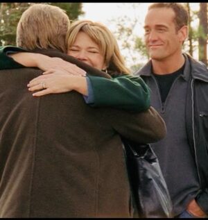 Mary-Margaret Humes Instagram - When someone sends you a picture that simply melts your heart 💗 it needs to be shared. “What can I say … I love my boys.” #flashbackfriday #memories with @vanderjames and @johnwesleyshippjr #dawsonscreek 🚣‍♂️
