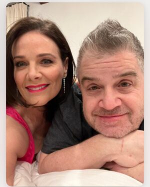 Meredith Salenger Instagram - Happy 7 year anniversary @pattonoswalt!!!! What a happy, beautiful life, full of adventure and kindness and service and support and love and all good things. You and Alice light up my life. Forever and always… right down the line. 💖