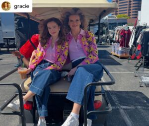 Missi Pyle Instagram - This human is so funny,  beautiful,  brilliant and talented!!! it’s almost unreal- she’s like the queen of the magical unicorn fairy mermaid princesses and crystal dragons. She is the real mother of dragons. And I GOT TO PLAY HER MOM! thank you @thejustinnoble for hiring me. I had the best time EVER! Love you @gracie Lawrence! OH AND SHE SINGS LIKE AN ANGEL. These are some pictures of us. Please check out the latest episode of @thesexlivesofcollegegirls on @streamonmax to enjoy our shenanigans!