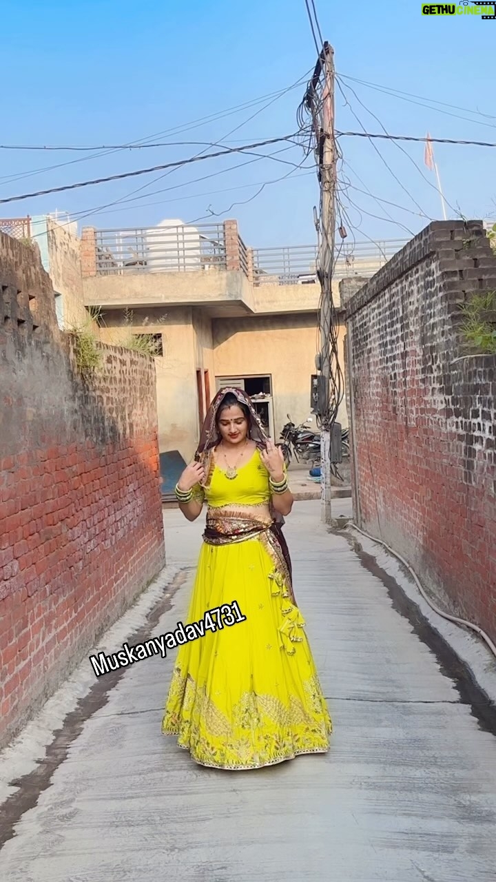Muskan Yadav - 10.6K Likes - Always My most favourite song ā¤ļøDress From @aryan.cloth.house