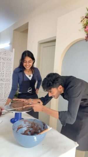 Nandhithaa Instagram - Every “Dance adalam vaa” friend needs a “step’u Solli thaa” friend 🤝😵‍💫