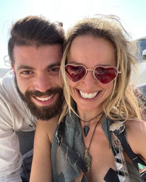 Nikki King Instagram - Who did it better? A parade of lovers 💫#burningman 🔥 💜