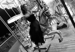 Olga Fonda Instagram - “Spinning through life like a carousel, she finds beauty in every moment, forever young at heart and wild in spirit.”🤍