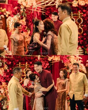 Onic Vior Instagram - Our Magical Sangjit Day🏮💍
.
.
Organize @maxima_pro
Concept & Styling @themajestic.project
Decoration @steve_decor
Hantaran styling @themajestic.project
Cheongsam @stellalunardy 
Changsan @wonghangtailor @samuelwongso 
All accessories @leciel.design
Makeup @kunsoomakeupartist
Sangjit heels @sachlirene_id @sachlirene_tfota
Gown moms @cynthiatan__ 
Jewelery moms @diamondnco.id
Makeup moms @sherlykartika
Lighting system @delight_jkt 
Hampers @eloquence__id 
Photograph @axioo
Video @axioo
Nails @shanail.id
Cake @barley.cake
Master of ceremony @aldoorusli
Venue @intercontinentaljakarta 
.
#VIOReverwithVINCENT