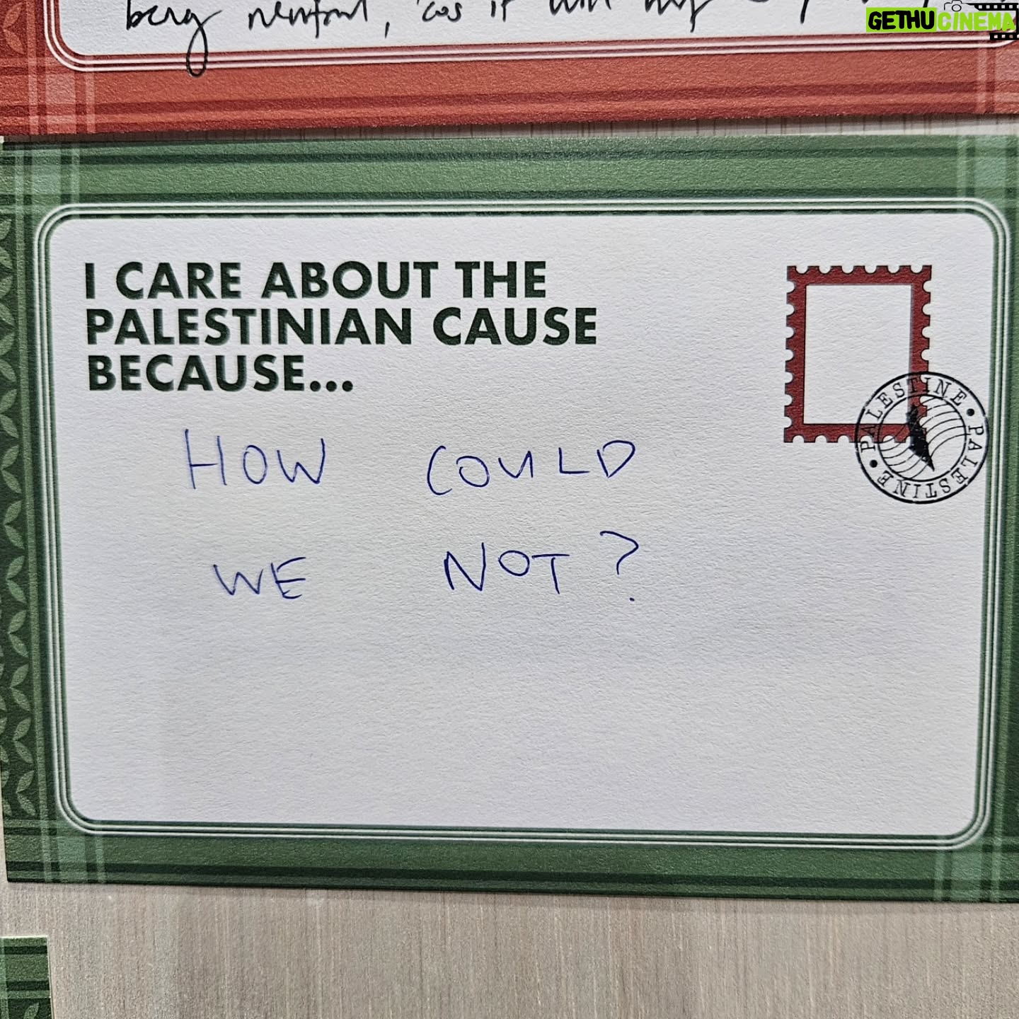 Oon Shu An - 3.5K Likes - If children can understand the suffering in Palestine, why can't we?
These are from the Live Gaza Monologues' Postcards for Gaza segment where attendees penned their thoughts about Palestine.
Share your answer to "I care about the Palestinian cause because..." below 👇
✒️ And sign our petition for Singapore to expedite its recognition of the Palestinian state via the link in bio. We're less than 10% away from our goal of 10,000 signatures 💯