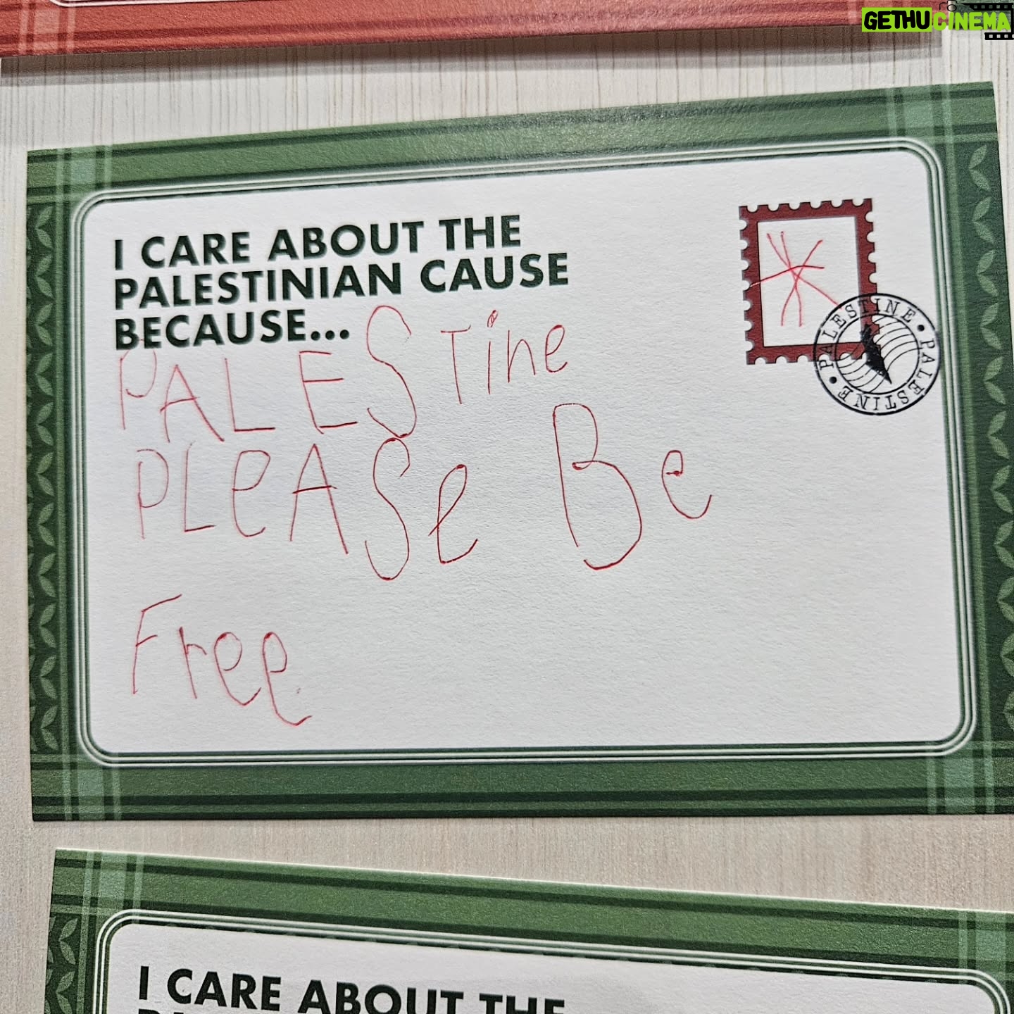 Oon Shu An - 3.5K Likes - If children can understand the suffering in Palestine, why can't we?
These are from the Live Gaza Monologues' Postcards for Gaza segment where attendees penned their thoughts about Palestine.
Share your answer to "I care about the Palestinian cause because..." below 👇
✒️ And sign our petition for Singapore to expedite its recognition of the Palestinian state via the link in bio. We're less than 10% away from our goal of 10,000 signatures 💯