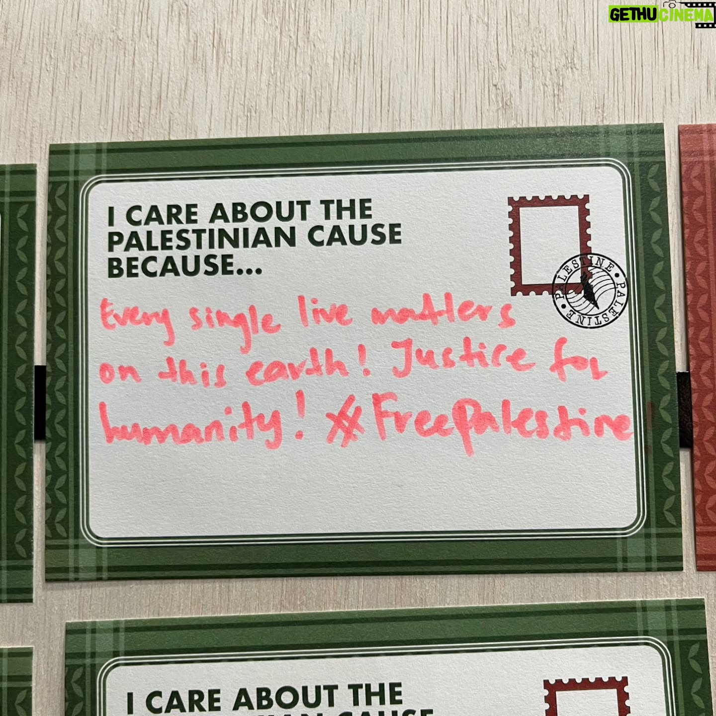 Oon Shu An - 3.5K Likes - If children can understand the suffering in Palestine, why can't we?
These are from the Live Gaza Monologues' Postcards for Gaza segment where attendees penned their thoughts about Palestine.
Share your answer to "I care about the Palestinian cause because..." below 👇
✒️ And sign our petition for Singapore to expedite its recognition of the Palestinian state via the link in bio. We're less than 10% away from our goal of 10,000 signatures 💯
