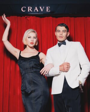 Polina Goudieva Instagram - Today is the birthday🎂 of one of my favorite theaters -Crave Cabaret❣️I’m so happy that a part of me stayed in its walls with an anthem I wrote for the theater, that opens the show every night. 
 It felt like a mini life, performing on that stage and expressing a different side of me, among the amazing creative troupe. I’ve seen many shows around the world, but there is nothing like Crave. HBD @cravemoscow ❤️