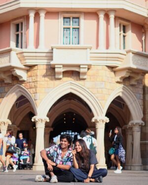 Pooja Shanka Instagram - Just 2 Disney Adults living their childhood dreams 🥹

Travel Partner - @legsgo_holidays , Bestest of the Bests 🙌🏼

PC - @selvin_dop 📸