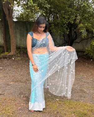 Priyanka Chaurasia Instagram - Glowing IN Glamorous BLUE🩵💙
##blue #love #nature #photography #sky #art #green #red #instagood #beautiful #sea #photooftheday #summer #white #black #instagram #beach #travel #photo #like #clouds #fashion #sun #picoftheday #sunset #follow #beauty #water #piikuuuu