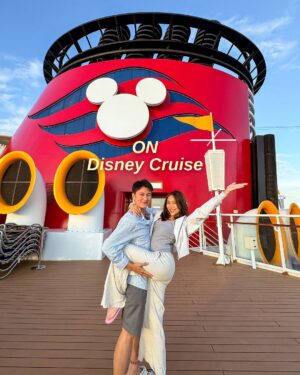 Rachel Wan Instagram - Swipe to see how ✨pixie dust✨ and ocean waves turned our everyday blah into a magical time!  
From lounging on deck to epic adventures with Mickey & friends, this cruise is everything our inner child needed. Disney Wonder truly comes alive at sea – world-class entertainment, dining, and destinations all rolled into one unforgettable vacation!  
We booked this incredible experience via @kkdaysg – your easy gateway to Disney Cruise dreams.   
Which Disney character would you like to meet at sea? Let us know in the comments below!  Stay tuned for our full experience in the next post!  

#KKday #ExploreWithKKday #TravelWithKKday #KKdayMakeMyDay #DisneyCruise