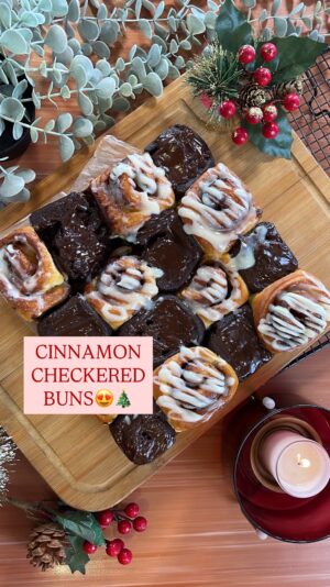 Rakhee Vaswani Instagram - Savour the sweet swirls of warmth with our delectable Cinnamon Checkered Buns a cozy embrace of heavenly flavor in every bite! Save this Recipe for later!💕

Comment ‘🎄’ for the recipe! 

(Cinnamon Buns , Christmas Baking ,Cozy Flavours, christmas, Christmas recipe, easy recipe, quick recipe, christmas easy recipe, must make, quick)

#chefrakheevaswani #explorepage #explore #trendingreels #fypシ #fyp #reelsinstagram #reelsindia #reelsviral #christmas #christmasrecipes #christmasrecipe #cinnamon #cinnamoroll