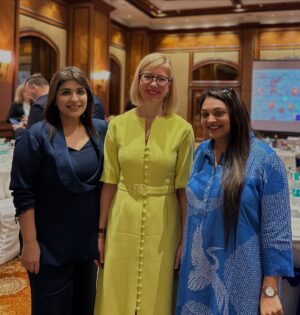 Rakhee Vaswani Instagram - Throwback to an amazing day at @tajlandsend 🤍Honored to moderate and connect with Estonian innovators. Truly inspiring! 🇪🇪✨

(Taj Lands End, Estonia, Event Moderator, Global Connections, Estonian Products, Throwback, Inspiring Experience, Vibrant Exchange, Innovation, Collaboration)

#chefrakheevaswani #TajLandsEnd #Estonia #EventModerator #GlobalConnections #EstonianInnovation #Throwback #InspiringExperience #Collaboration #CulturalExchange #networkingevent