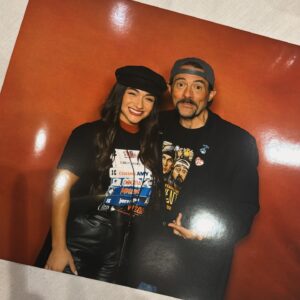 Raquel Castro Instagram - so grateful to have been a part of the first ever @chronicconforreal with @thatkevinsmith and his beautiful team, family & fans! I was able to relive my childhood and talk all things “Jersey Girl.” Gertie Trinkie lives on 🥹 a weekend I will remember forever 🤍✨ a HUGE thank you to the crew who took such amazing care of me this past weekend! @screamqueen89 @j_terzieff @js3tt8 @jokerdad @motorcitymark @jarrett_koral @drewkoliver @big_vindustin and SO many more! P.S go stream #jerseygirl on @netflix 😉