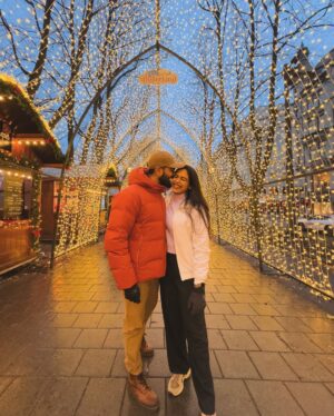Rebecca Roy Instagram - Christmas through the years ❤️and this year we are Home for Christmas🎄

This year feels extra special—we’re finally home for Christmas after a long time!

Here’s to a season full of love, laughter, and togetherness. Merry Christmas!

#travelcommunity #chennaiinfluencer #travelblogger #coupletravel #aroundtheworld #coupleinfluencer #indianblogger #christmas #homeforchristmas