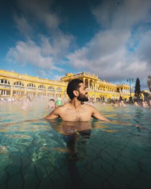Rebecca Roy Instagram - If you’re planning a trip to Budapest, make sure to add Széchenyi Thermal Bath to your itinerary! This iconic spot is the largest medicinal bath in Europe and a true oasis for relaxation.

	•	Healing Waters: The baths are fed by natural hot springs rich in minerals, known for their therapeutic properties.
	•	Grand Architecture: Soak in warm waters while surrounded by stunning Neo-Baroque architecture—a visual treat!
	•	Indoor & Outdoor Pools: Choose from 15 indoor pools and 3 large outdoor ones, each with varying temperatures and purposes.
	•	Spa Amenities: Indulge in saunas, steam rooms, and massages for the ultimate wellness experience.
	•	Chess in the Pool: Yes, you can play chess on floating boards in the outdoor thermal pools—a unique Széchenyi tradition!

Have any of you experienced it yet? Share your tips and stories!

Travel partner @gtholidays.in 

#chennaiinfluencer #coupletravel #budapest #hungary🇭🇺 #thermalbaths #indianblogger #coupletravel #traveltheworld