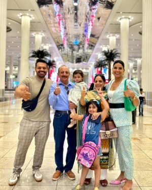 Ritu Rathee Instagram - Great Success! 
An amazing family trip starts today.
Live….. to fulfill your parents dreams.

Outfit: @ikichic_official 

#pilotvlogger #pilotmother