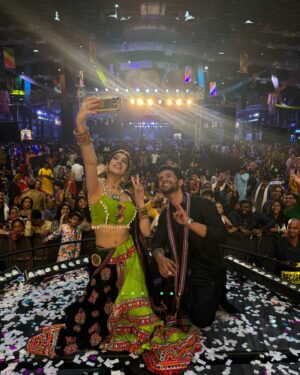 Riva Arora Instagram - All about garba night!!🤍 grateful 🤭🤝
.
#riva #rivaarora #rivarora #deepakjoshi