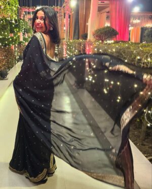 Ruchika Rathore Instagram - This naari loves saree🖤