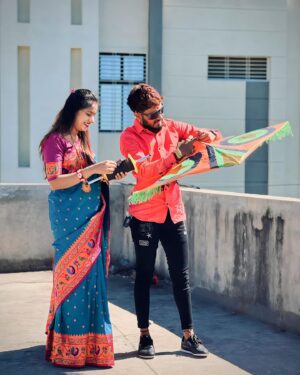 Rutuja Jadhav Instagram - Happy Makar Sankranti🪁🫶🏻🤩❤️