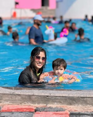 Rutuja Jadhav Instagram - Waterpark💞🌊