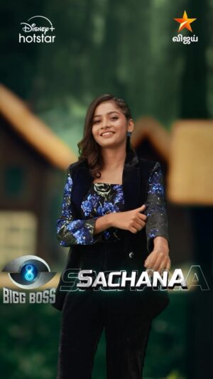 Sachana Namidass Instagram - #பிக்பாஸ் இல்லத்தில்.. #Sachana 😍 Bigg Boss Tamil Season 8 #GrandLaunch - இப்போது ஒளிபரப்பாகிறது.. நம்ம விஜய் டிவில.. #Nowshowing #BiggBossTamilSeason8 #TuneInNow #VijayTelevision #VJStheBBhost #VijaySethupathi #AalumPudhusuAattamumPudhusu #BiggBossTamil #BBT #BBTamilSeason8 #பிக்பாஸ் #Disneyplushotstartamil #VijayTV