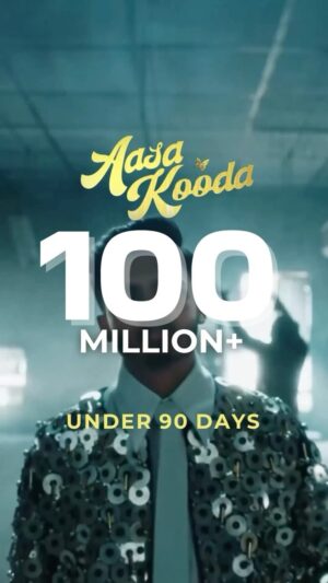 Sai Abhyankkar Instagram - 100M views in 90 days?😳

Aasa Kooda is out here breaking the internet & hitting global charts —congratulations on this incredible achievement to the entire team!👏👏👏

#aasakooda #trendingsongs #100m #globalcharts #breakinginternet