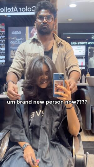 Sameeha Mariam Instagram - it’s genuinely giving soccer mom so im gonna let this haircut marinate for a couple days 😭😭😭