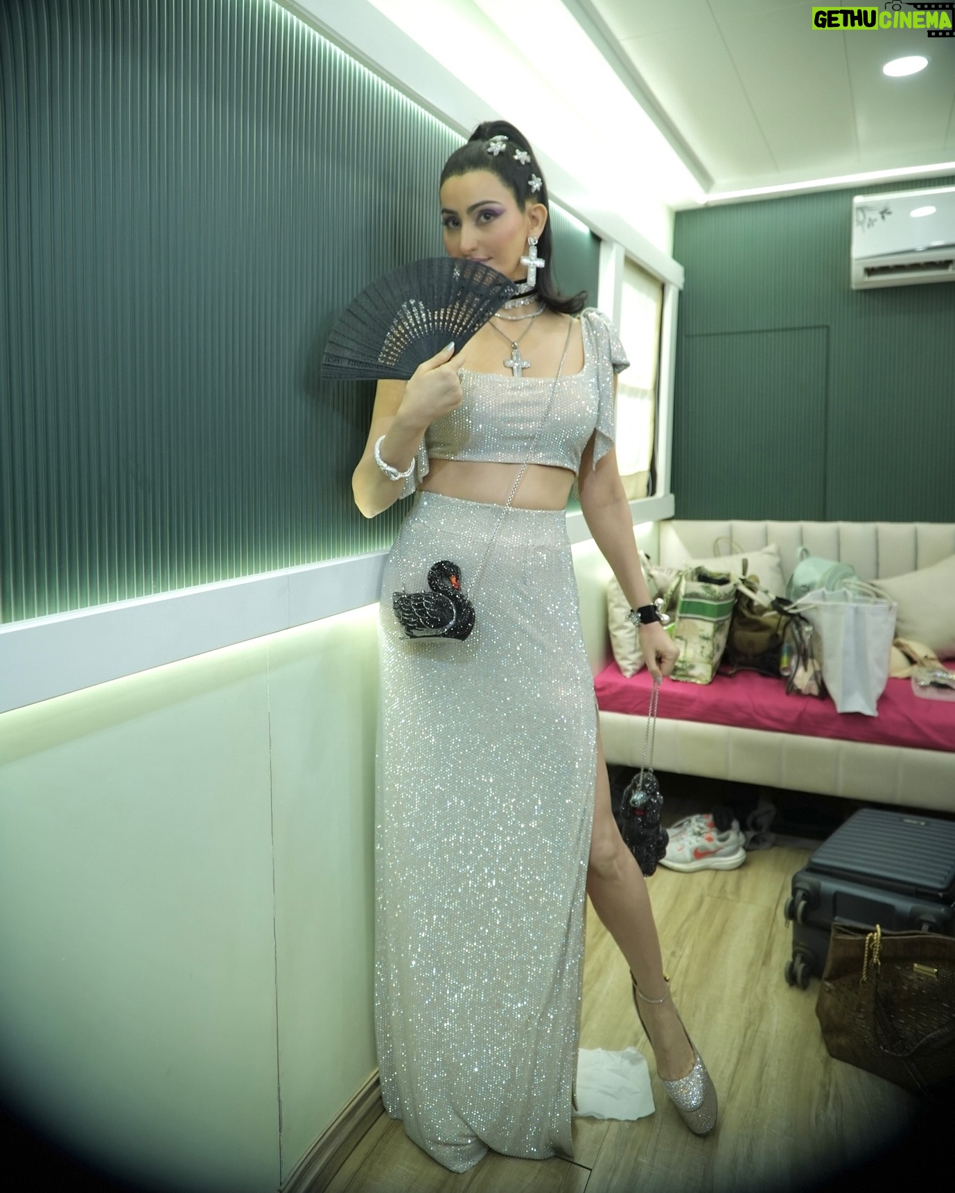 Shalini Passi - 37.6K Likes - Crosses or swans? What do you like the most?🩶🩶
Personal wardrobe 🩶🩶
Outfit - Itrh by Mohit Rai (@itrhofficial, @mohitrai) @itrh_ridhibansal
Jewelry- Dolce & Gabbana (@dolcegabbana)
Bag- Judith Leiber India (@judithleiberindia)
Bag Name- Poodle, Swarn
Heels: @valentino
Styling Team: @mohitrai, @ayeshaaminnigam,
@madhurisinghhhh
Beauty Team: Raveena, @raj_mukadam,
Photographer Viraj Joshi (@virajjoshiii)
Personal shopper- @roshnisukhlecha