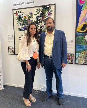 Shalini Passi Instagram - A memorable round-up from Art Mumbai 2024 @artmumbaiofficial ! Our booth at Arches 3 & 4 was buzzing with art lovers and collectors exploring the magic of embroidered art.

Creatively Embroidered by Milaaya Art Gallery by Gayatri Khanna @msgayatriks 
Presented by Shalini Passi’s @shalini.passi MASH @mash_india 
Curated by Dr. Arshiya Lokhandwala @lakeerenn
