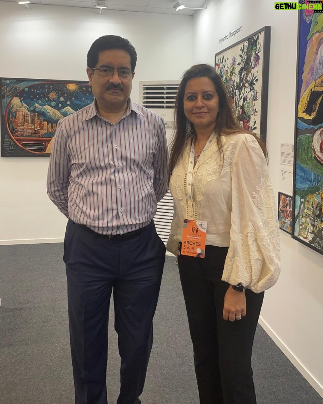 Shalini Passi - 28.4K Likes - A memorable round-up from Art Mumbai 2024 @artmumbaiofficial ! Our booth at Arches 3 & 4 was buzzing with art lovers and collectors exploring the magic of embroidered art.
Creatively Embroidered by Milaaya Art Gallery by Gayatri Khanna @msgayatriks
Presented by Shalini Passi’s @shalini.passi MASH @mash_india
Curated by Dr. Arshiya Lokhandwala @lakeerenn