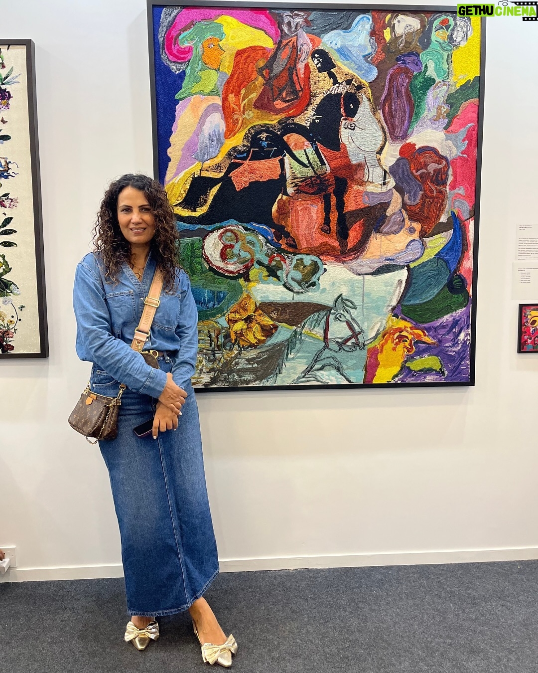 Shalini Passi - 28.4K Likes - A memorable round-up from Art Mumbai 2024 @artmumbaiofficial ! Our booth at Arches 3 & 4 was buzzing with art lovers and collectors exploring the magic of embroidered art.
Creatively Embroidered by Milaaya Art Gallery by Gayatri Khanna @msgayatriks
Presented by Shalini Passi’s @shalini.passi MASH @mash_india
Curated by Dr. Arshiya Lokhandwala @lakeerenn
