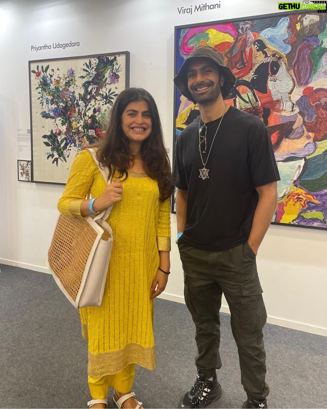 Shalini Passi - 28.4K Likes - A memorable round-up from Art Mumbai 2024 @artmumbaiofficial ! Our booth at Arches 3 & 4 was buzzing with art lovers and collectors exploring the magic of embroidered art.
Creatively Embroidered by Milaaya Art Gallery by Gayatri Khanna @msgayatriks
Presented by Shalini Passi’s @shalini.passi MASH @mash_india
Curated by Dr. Arshiya Lokhandwala @lakeerenn