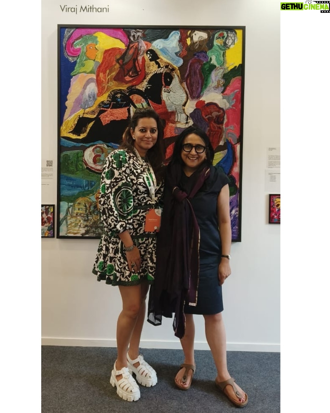 Shalini Passi - 28.4K Likes - A memorable round-up from Art Mumbai 2024 @artmumbaiofficial ! Our booth at Arches 3 & 4 was buzzing with art lovers and collectors exploring the magic of embroidered art.
Creatively Embroidered by Milaaya Art Gallery by Gayatri Khanna @msgayatriks
Presented by Shalini Passi’s @shalini.passi MASH @mash_india
Curated by Dr. Arshiya Lokhandwala @lakeerenn