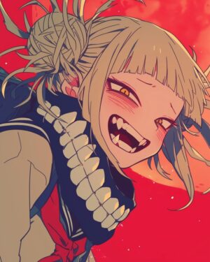 Skylar Roberge Instagram - Had to cosplay Himiko Toga for Halloween cuz she killeddddd it this new season 😈🔥🔪🩸

#himikotoga #myheroacademia #myheroacademiacosplay #himikotogacosplay #cosplay #halloweencostume #otaku