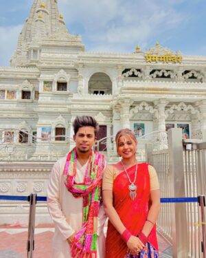 Sona Dey Instagram - Prem Mandir🛕🦚🪈

#holi #premmandir #explore #viral #reels