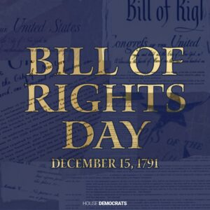 Stacey Plaskett Instagram - On this day 233 years ago, the Bill of Rights was ratified. Today, we honor the first Ten Amendments to the U.S. Constitution and remember their role in shaping our democracy and freedoms.