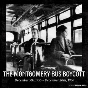 Stacey Plaskett Instagram - On this day sixty-nine years ago, the Montgomery Bus Boycott began through the courageous actions of Rosa Parks. This peaceful protest was one of the foundational events of the Civil Rights Movement and played a vital role in the integration of public buses. Today, we remember her courage and her legacy.