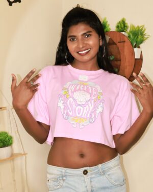 Stephina Alex Instagram - 🐶 Serving up all the nostalgia feels! 🐚
From Snoopy’s chill vibes to Ariel’s main character energy 

@redwolfdotin crop tops got my ride-or-die looks covered!

Comment “LINK” to get these tops directly to your DMs!