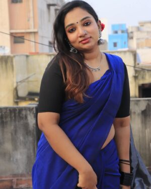 Suriya Praba Instagram - ❤✨🙈 sponsored @dcinixpress
  Pc @__.pikacho.__
  Saree @choose_deal