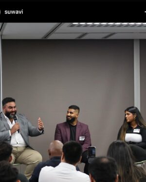 Swarnaa Rajalingam Instagram - These past 2 weeks have been nothing short of amazing. Last Friday I was given the opportunity to join a panel and share my entrepreneurship journey around @swanathelabel alongside 2 absolute guns @jachinbhasme who is the Co-Founder and COO of Leornado AI which is an advanced generative AI platform transforming the content creation space and was acquired by @canva and @a.joey.88 who is the CEO of Stropro a multi award winning alternative investments platform.

Being alongside such powerhouses the imposter syndrome was creeping up on me however thanks to the organisers @suwavi @keishan_sub and the panelists for helping me acknowledge that our story, our journey and the community we have built has been incredible. It was such an exhilarating experience talking about how we have leveraged technology, AI and most importantly community to build momentum and enhance our businesses. It was such a fruitful conversation and I walked away learning so much. I also really loved meeting so many wonderful people who had more follow questions on the journey of building an e-commerce business such as @swanathelabel and the community we have built even on this page - I’m always happy to chat and share! 

I am so grateful to Suwavi, Keishan and the team at @at_chamberofcommerce for acknowledging the efforts of young entrepreneurs and providing us these platforms to share our journeys and connect with our likeminded individuals. Thanks for the award and for a really well organised event. Huge shoutout to my loved ones who showed up to support!

Swipe to the end to see the gorgeous bouquet gifted by my husband 🥹🫶🏾

Do you guys want me to post snippets of my talk?