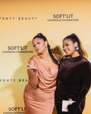 Swarnaa Rajalingam Instagram - Earlier this year I mapped out the brands I wanted to work with on my vision board and @fentybeauty has been right at top. Now to actually bing invited for a massive launch is a pinch me moment! @badgalriri her confidence, her music and now this insane brand  she has brought to life - ASDFGH! Her brand has brought so many of us from out of the shadows into the limelight of the beauty space in a way where we feel celebrated. I’m just feeling all kinds of gratitude to being in this space amongst all these other talented creatives across Australia and New Zealand with my gurrrl by my side celebrating the launch of the Soft’Lit foundation. If you’ve read this far please don’t give up on your dream partnerships, dream collaborations, dream projects and aspirations ✨ keep dreaming because it’s all on its way! While you’re at it don’t forget to check out the new range because you know miss riri doesn’t misss!! 🔥 

[Fenty PR event, Fenty Soft’Lit Foundation, Fenty Foundation, SoftLitGlow] 

#SoftLitGlow