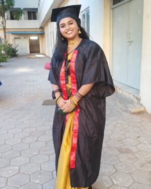 Thamizhvani Instagram - Memorable day 💛🖤

#graduation