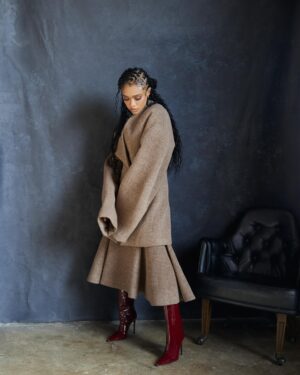 Tiffany Boone Instagram - @numero_netherlands ❤️ ——————————————
photography @flxashstudios 
styling @jasmine.amini 
hair @indiamhammond 
makeup @nadiamohamofficial 
photography asst @jonomite 
styling asst @highendmeggy 
editor @timiletonja 
interview @janaletonja