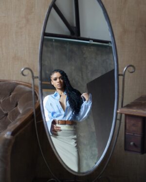 Tiffany Boone Instagram - @numero_netherlands ❤️ ——————————————
photography @flxashstudios 
styling @jasmine.amini 
hair @indiamhammond 
makeup @nadiamohamofficial 
photography asst @jonomite 
styling asst @highendmeggy 
editor @timiletonja 
interview @janaletonja