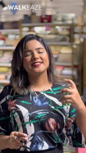 Uroosa Khan Instagram - Obsessed with the new @walkeaze fragrance collection! 🌿✨ The scents are simply divine and let me tell you, it’s love at first sniff. 🎀

Check out their website or your nearest store to get your hands on their collection 

#walkeaze #fragrancelover #perfumecollection