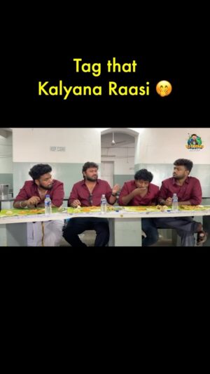VJ Siddhu Instagram - Kalyaana Rasi 🔥🔥 

#vjsiddhu #vjsiddhuvlogs #vjsiddhuvlogsvirundhu #friends #friendship #mairrage