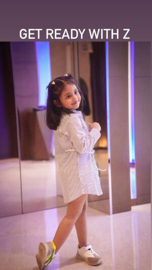 Zara Zyanna Instagram - GRWM ft. ZARA

Outfit: @firstcryindia 
Shoes: Nesco, spencerplaza
Hair accessories: Parrys corner (street shopping) 

Ps: Getting her ready is a therapy 🥹♥️