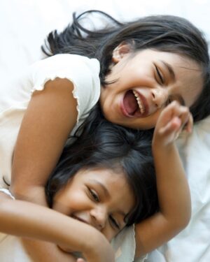 Zara Zyanna Instagram - The reason behind the countless giggles 🥰😘
They are more than sisters, best friends. ✨💯

Shot by: @shanthu_27 🥰😘